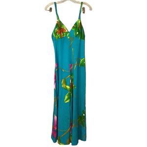 Tori Roberts Honolulu Vintage Floral Maxi Jumpsuit matching Jacket 70’s  sz 8